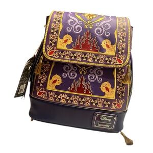 Loungefly Disney Aladdin Magic Carpet Mini Backpack NWT